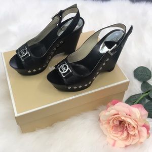 Michael Kors Charm Slings Platform Pumps